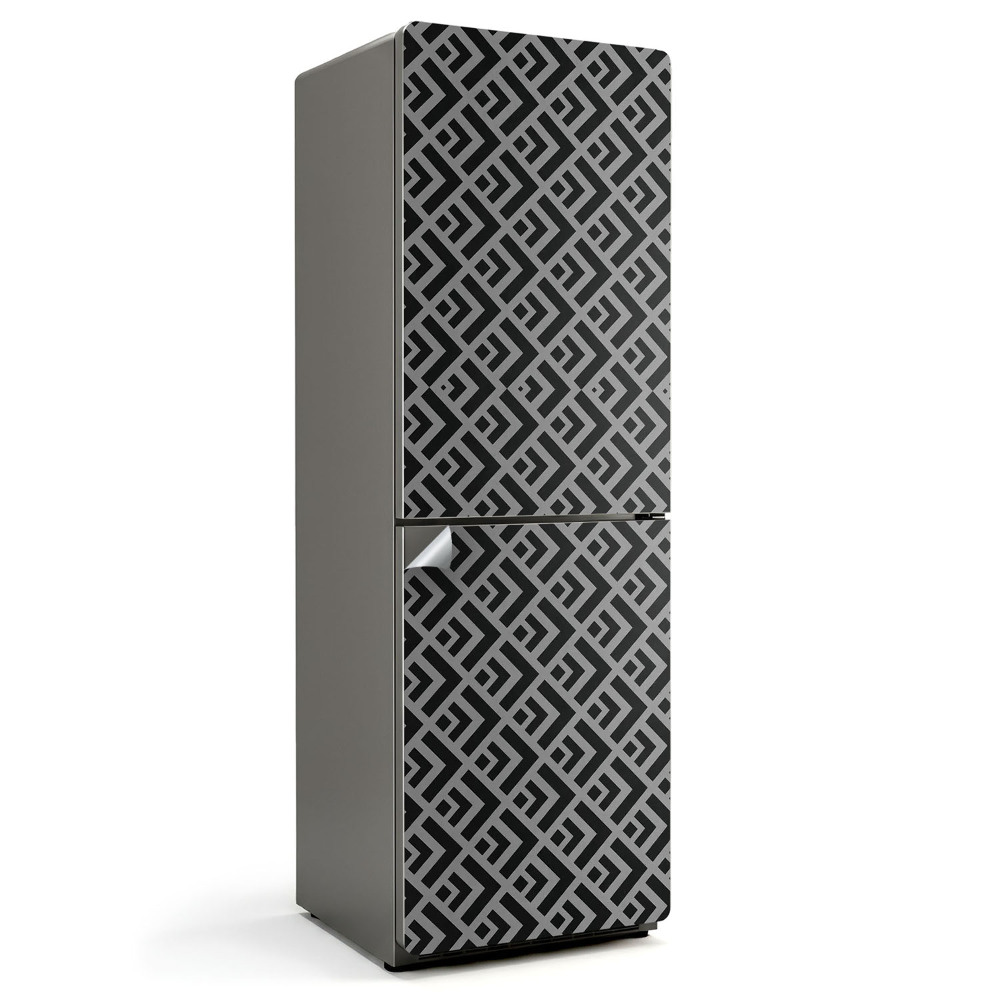 Samoprzylepna naklejka na lodówkę Geometryczny wzór rąbów