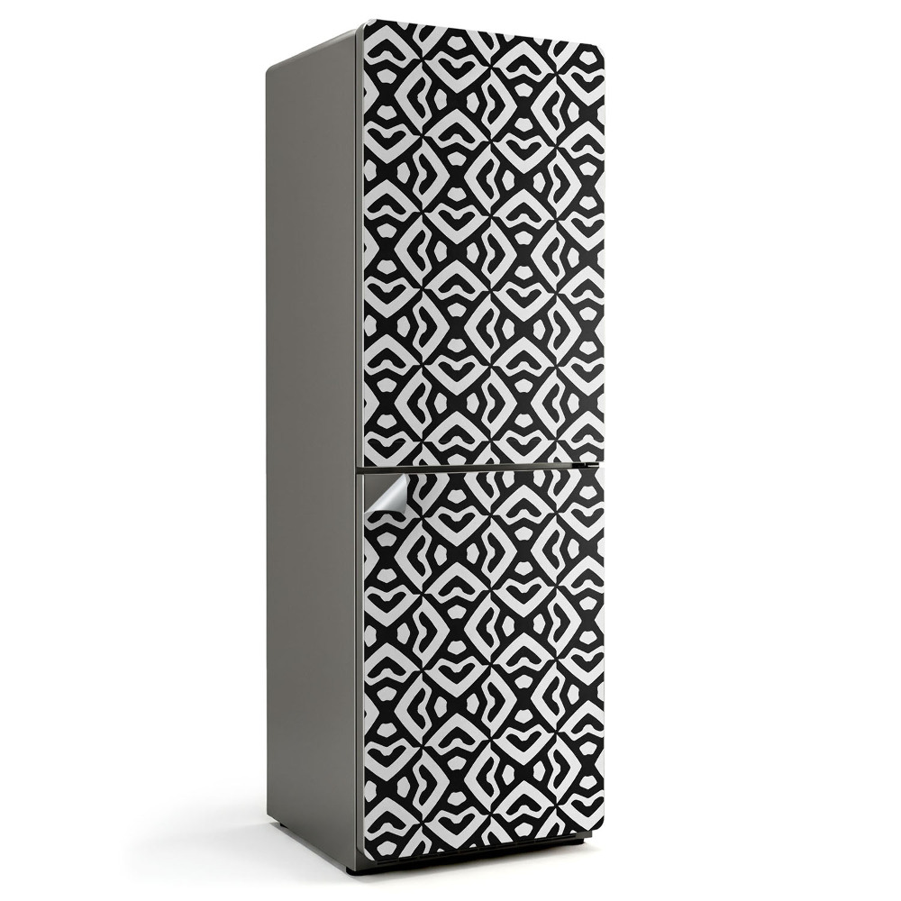 Samoprzylepna naklejka na lodówkę Abstrakcyjny wzór falisty