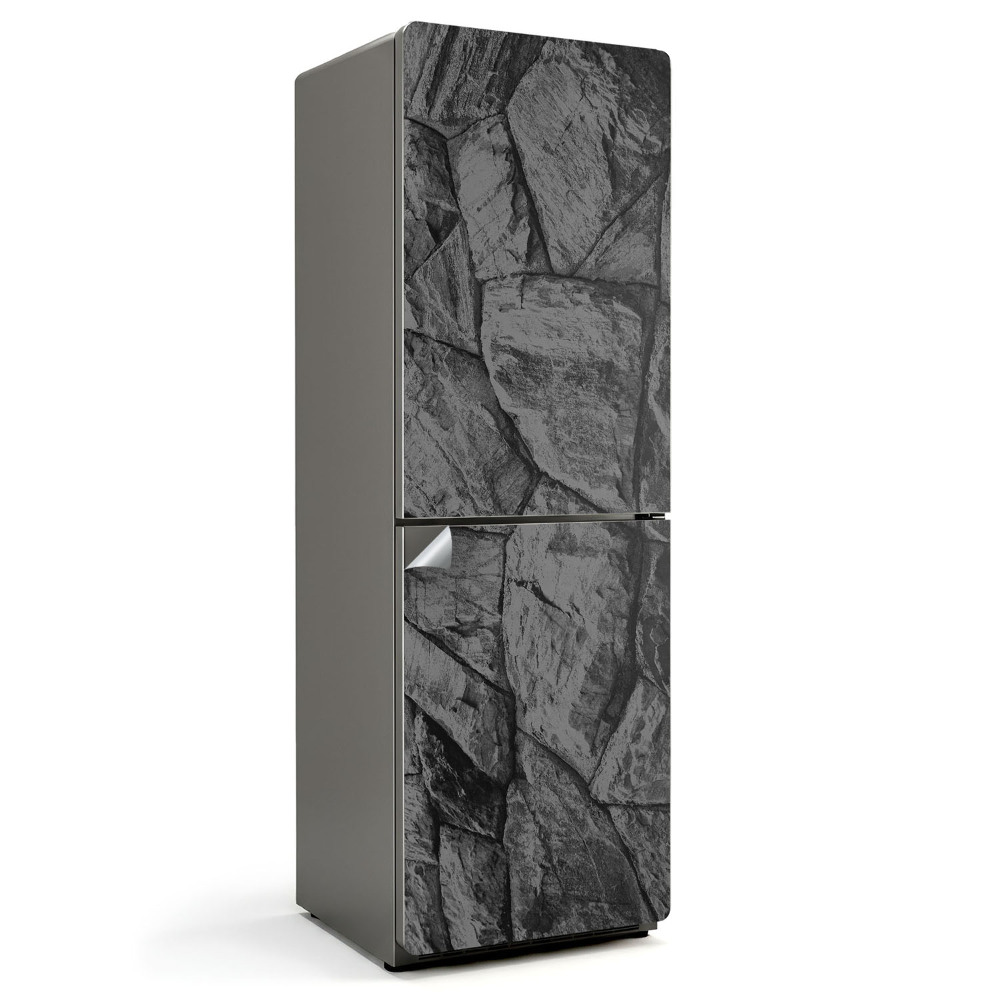 Okleina na lodówkę Tekstura kamiennej ściany