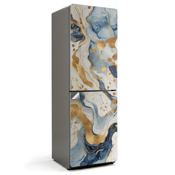 Naklejka na lodówkę Abstrakcyjny wzór płynów