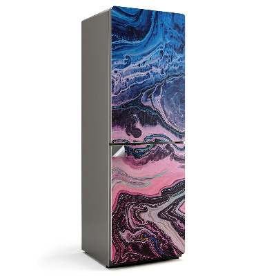 Naklejka tapeta na lodówkę Abstrakcyjne fale w ruchu