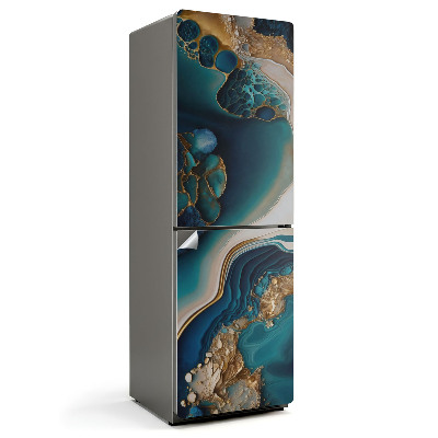 Naklejka tapeta na lodówkę Abstrakcyjne fale i struktury