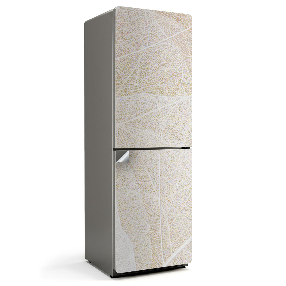 Naklejka tapeta na lodówkę Zbliżenie żyłek liścia