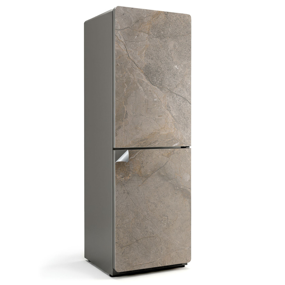 Samoprzylepna naklejka na lodówkę Naturalny wzór kamienia