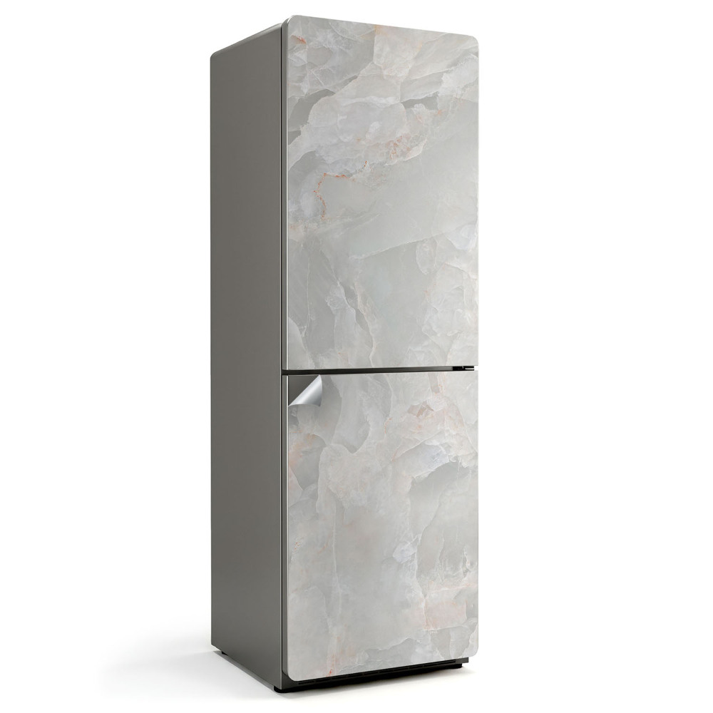 Samoprzylepna naklejka na lodówkę Wzór marmurowy z żyłkami