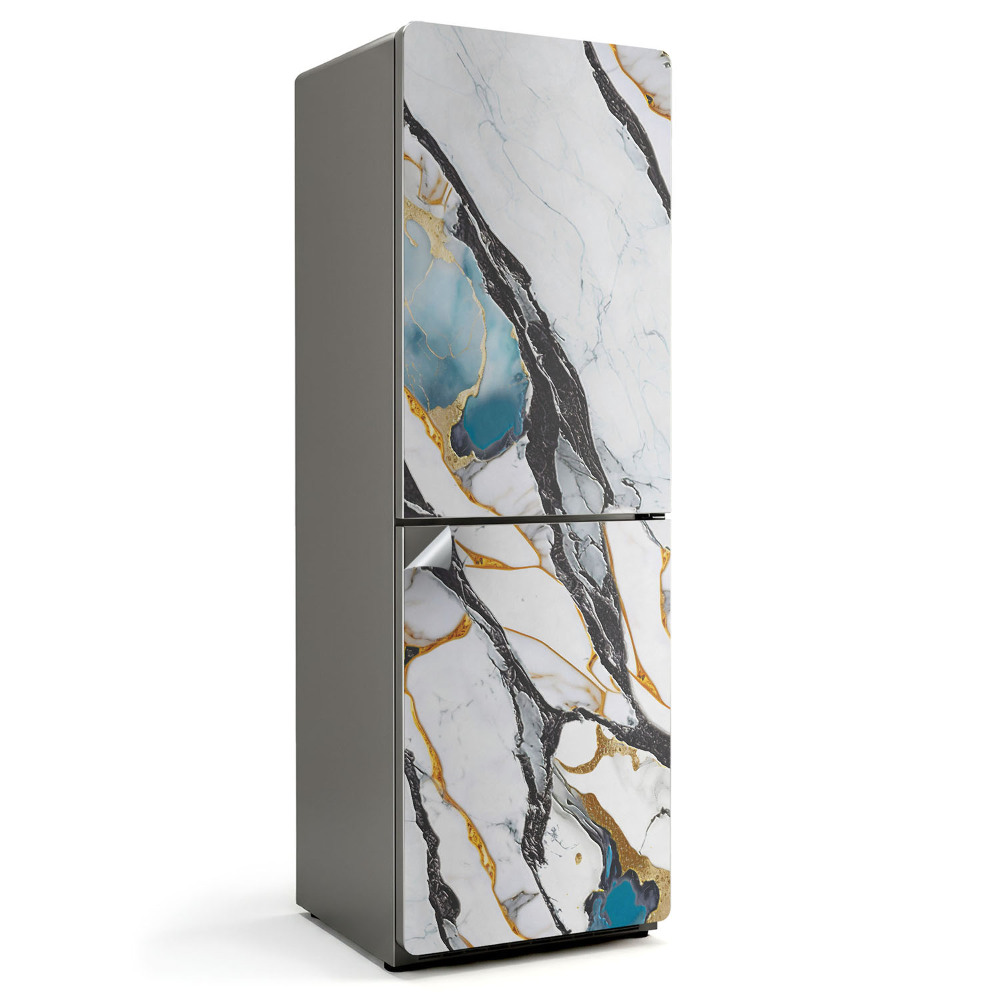 Naklejka na lodówkę Elegancki marmurowy wzór