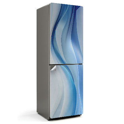 Naklejka tapeta na lodówkę Fale w delikatnych tonach