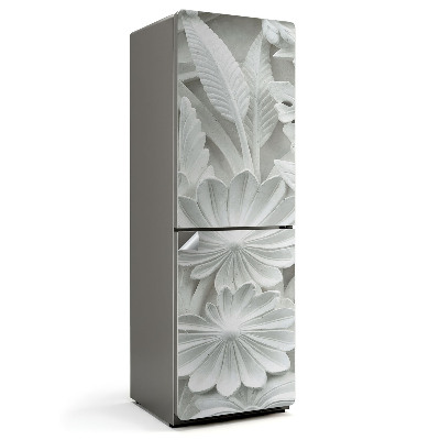 Naklejka tapeta na lodówkę Wzór kwiatowy reliefu