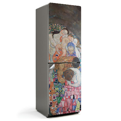 Samoprzylepna naklejka na lodówkę Śmierć i życie Gustav Klimt