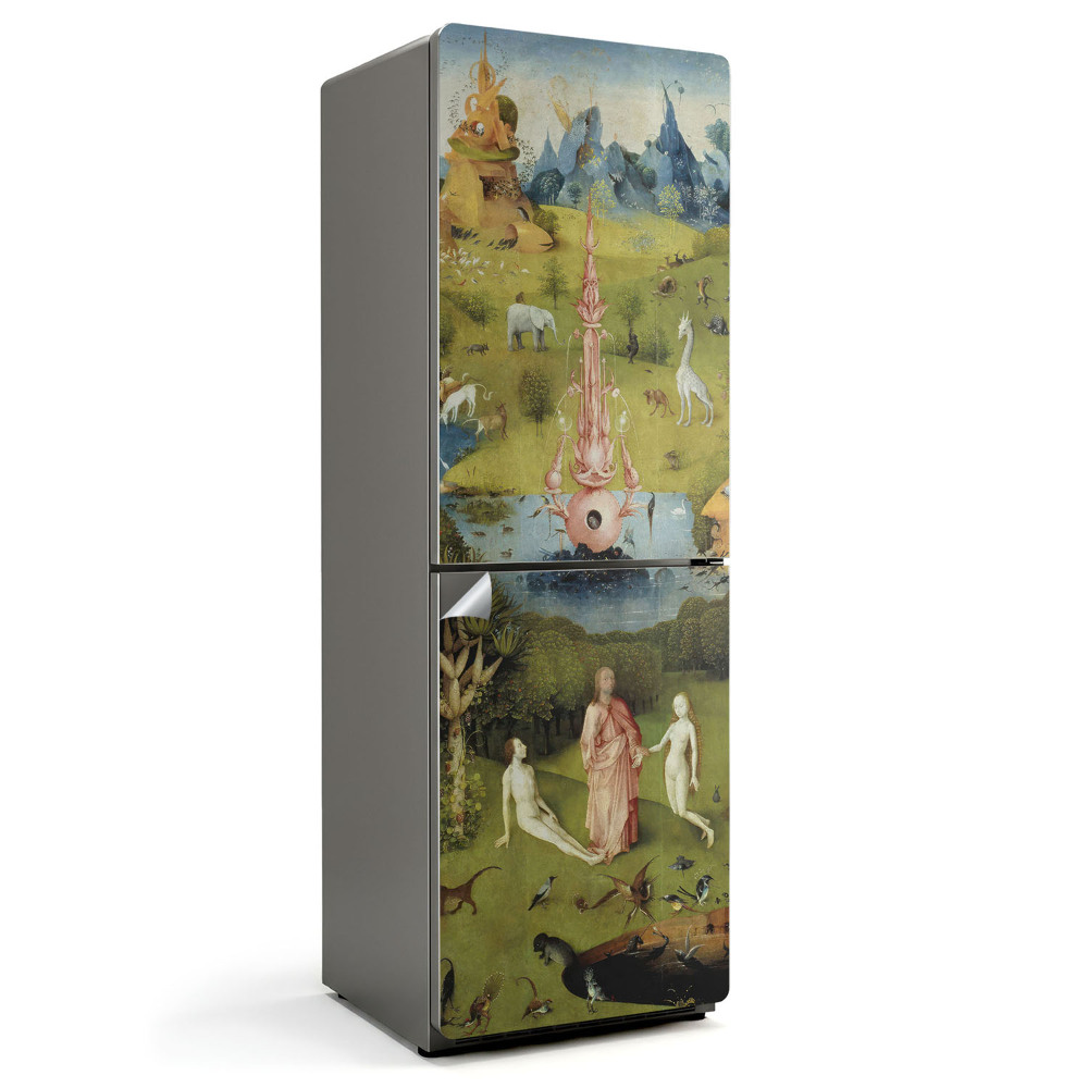 Okleina na lodówkę Ogród rozkoszy ziemskich Bosch