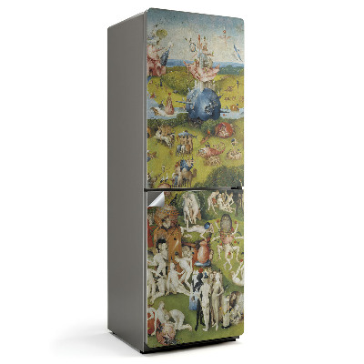 Samoprzylepna naklejka na lodówkę Ogród rozkoszy ziemskich Bosch