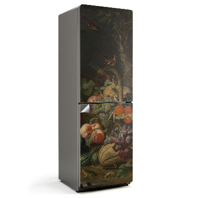 Naklejka na lodówkę Martwa natura obraz olejny