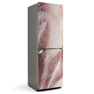 Naklejka na lodówkę Delikatne pióra w zbliżeniu