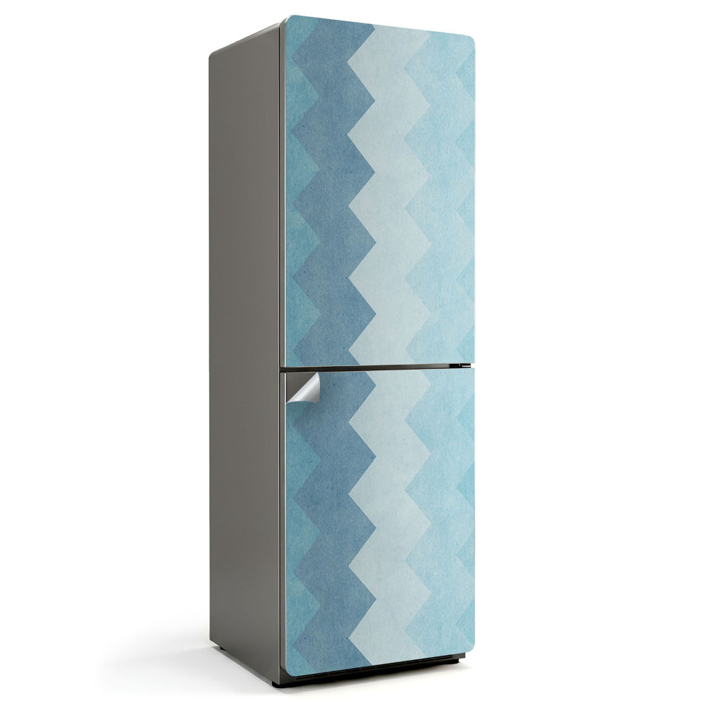 Okleina na lodówkę Zygzakowaty wzór w pionie