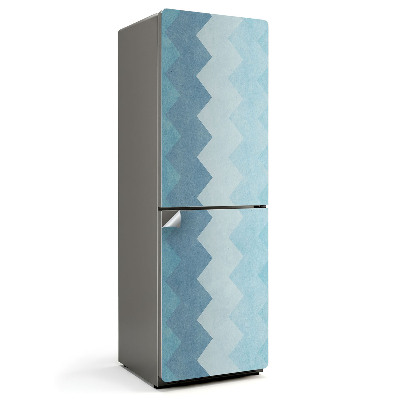 Okleina na lodówkę Zygzakowaty wzór w pionie