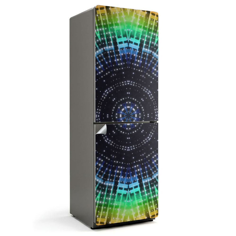 Naklejka tapeta na lodówkę Geometryczny wzór mandali