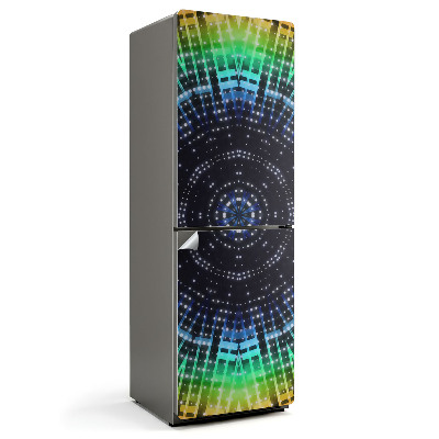 Naklejka tapeta na lodówkę Geometryczny wzór mandali