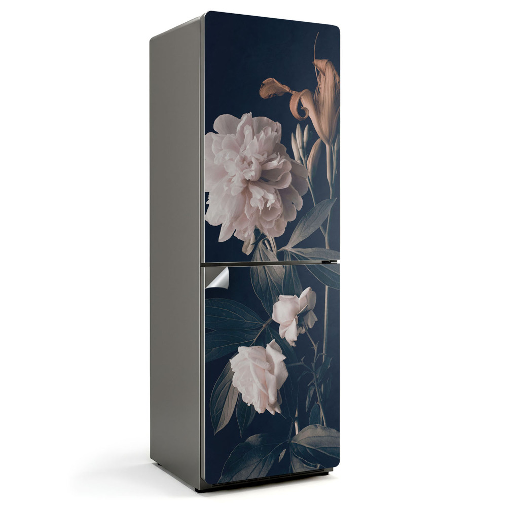 Naklejka na lodówkę Kwiatowa kompozycja