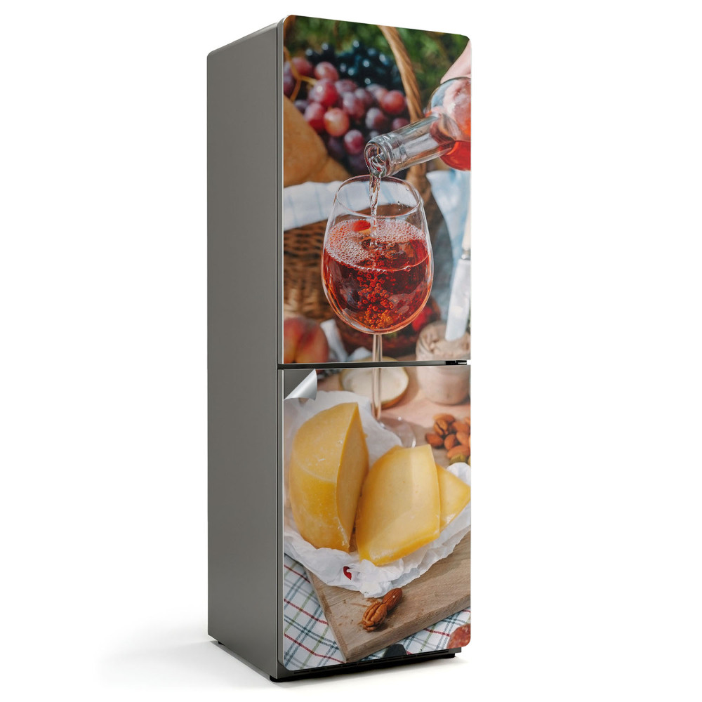 Samoprzylepna naklejka na lodówkę piknik w plenerze