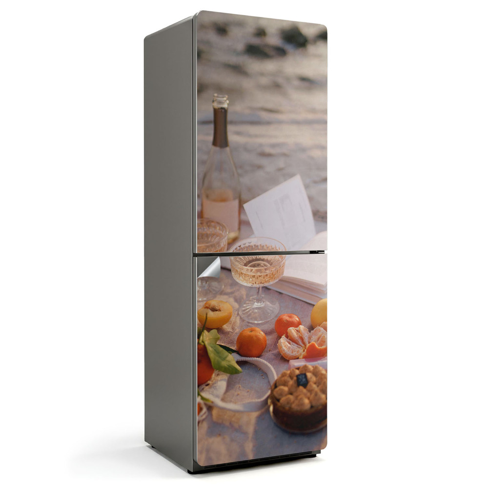 Okleina na lodówkę Urokliwy piknik z owocami