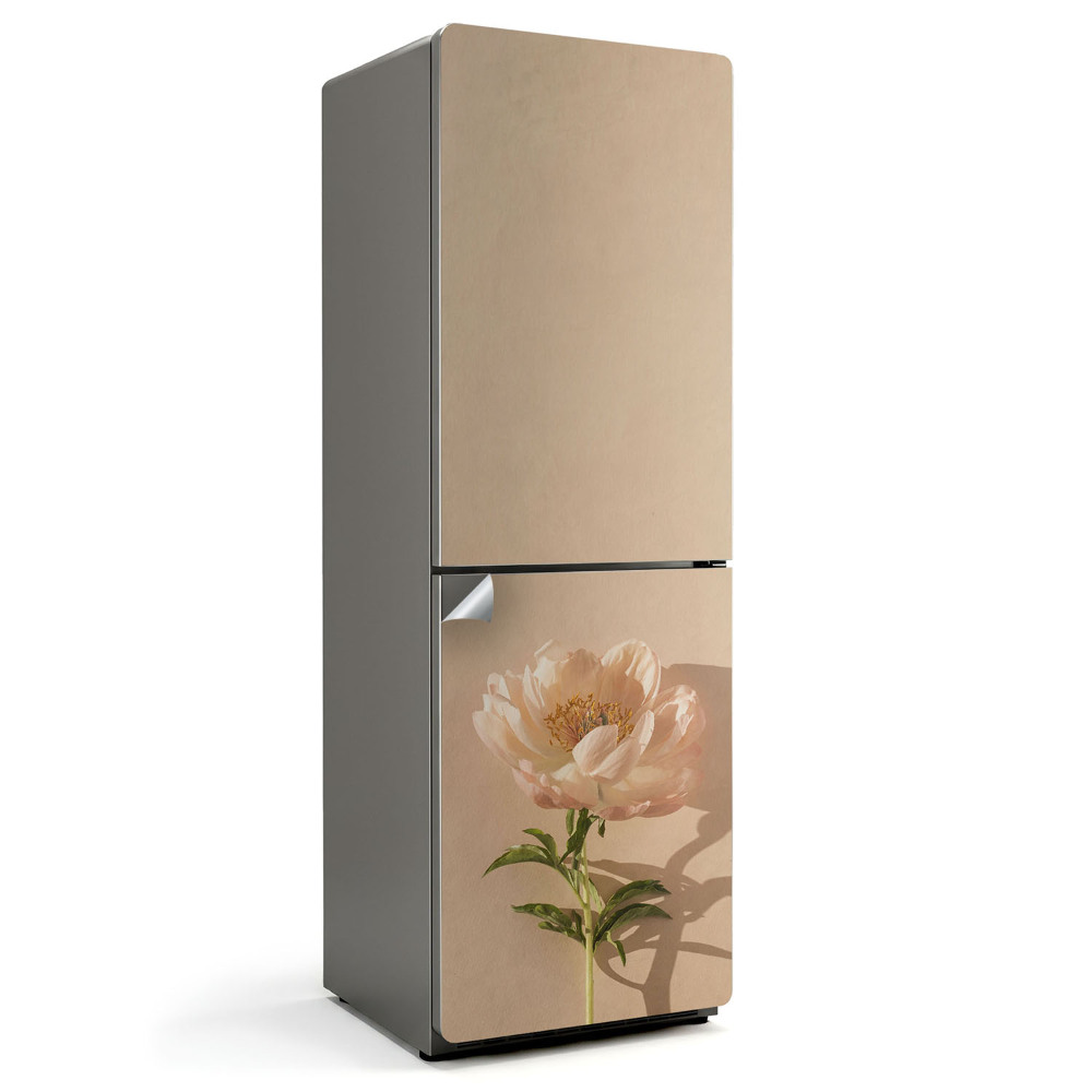 Naklejka tapeta na lodówkę Delikatny kwiat w rozkwicie