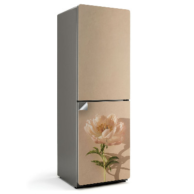 Naklejka tapeta na lodówkę Delikatny kwiat w rozkwicie