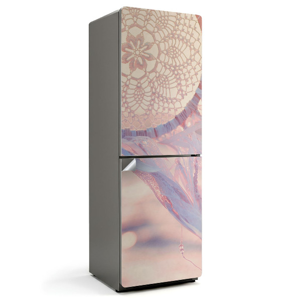 Naklejka na lodówkę Delikatny łapacz snów