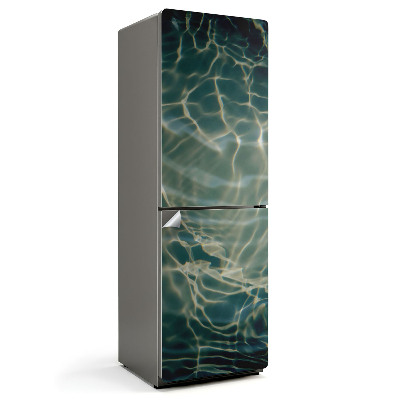 Samoprzylepna naklejka na lodówkę Fale w wodzie w ruchu