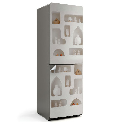 Samoprzylepna naklejka na lodówkę Modernistyczne wnęki w ścianie