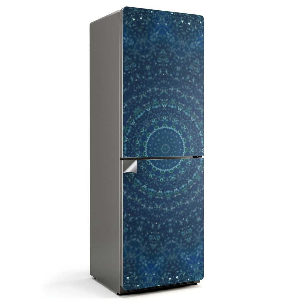 Samoprzylepna naklejka na lodówkę Wzór mandali w okręgach