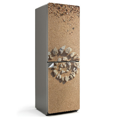 Okleina na lodówkę Naturalna spirala z kamieni