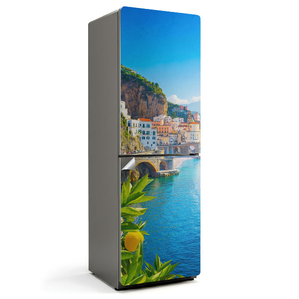 Okleina na lodówkę Malowniczy nadmorski krajobraz