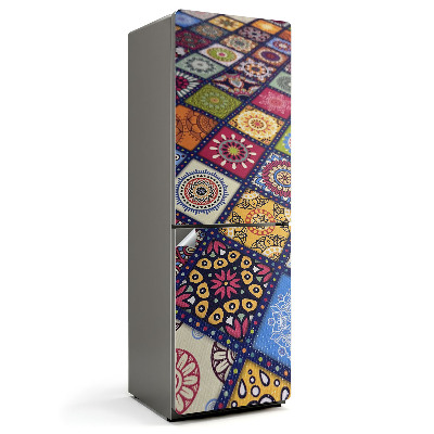 Samoprzylepna naklejka na lodówkę Wzory w mozaice dekoracyjnej