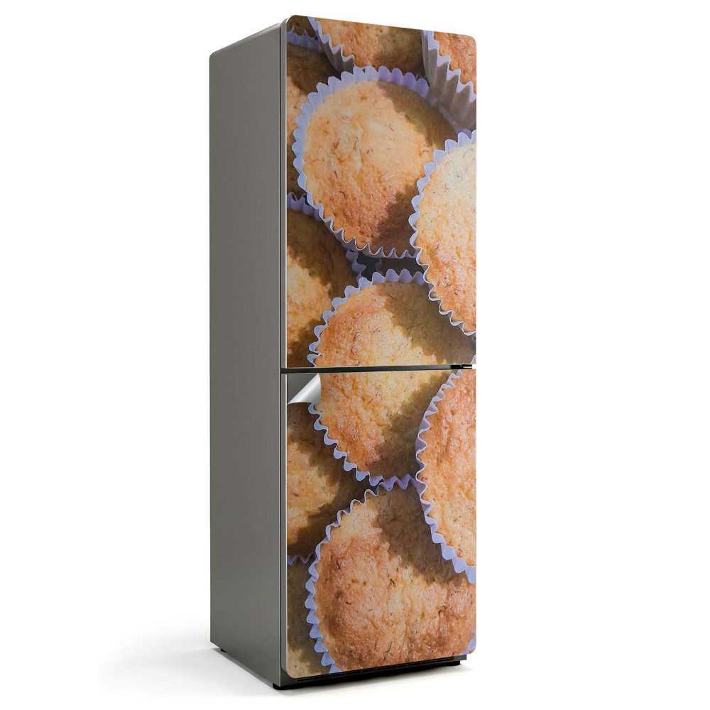Okleina na lodówkę Pyszne muffinki w papierkach