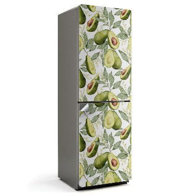 Okleina na lodówkę Wzór z awokado i liści