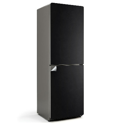 Naklejka tapeta na lodówkę Kolor Czarny