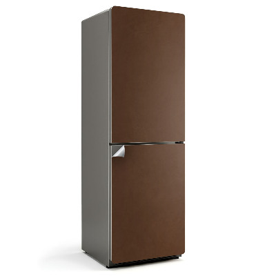 Naklejka tapeta na lodówkę Kolor Brązowy