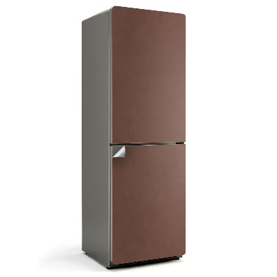 Naklejka na lodówkę Kolor Brązowy