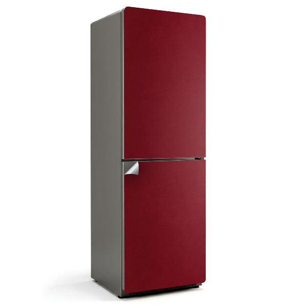 Naklejka tapeta na lodówkę Kolor Bordowy