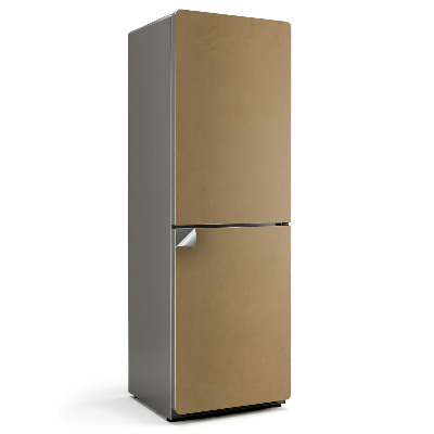 Naklejka tapeta na lodówkę Kolor Ciemnożółty