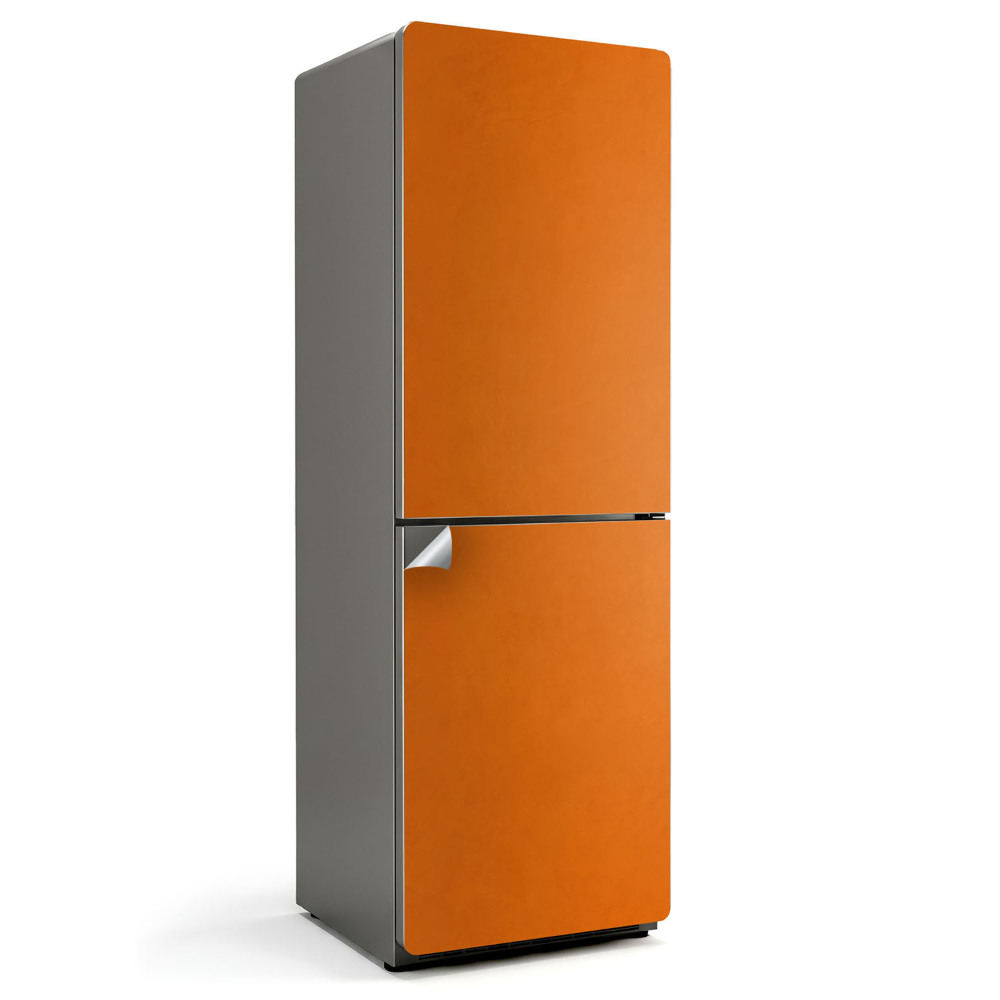 Samoprzylepna naklejka na lodówkę Kolor Pomarańczowy