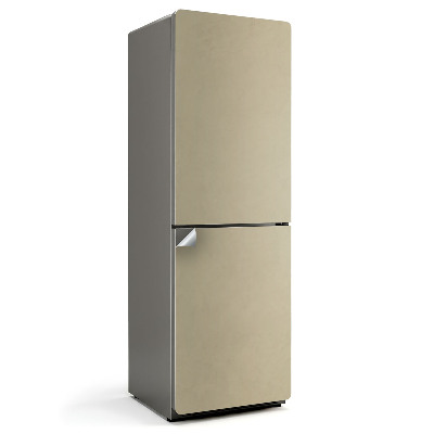 Samoprzylepna naklejka na lodówkę Kolor Brudnożółty