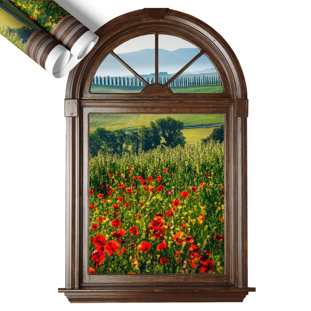 Plakat okno z widokiem 68x100 Malowniczy pejzaż