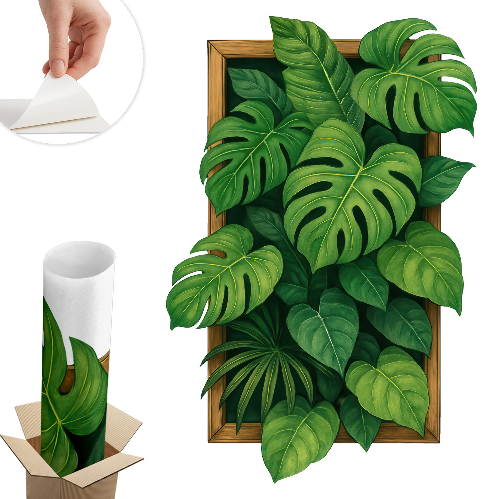 Naklejka ścienna 3D 87x130 Tropikalna oaza