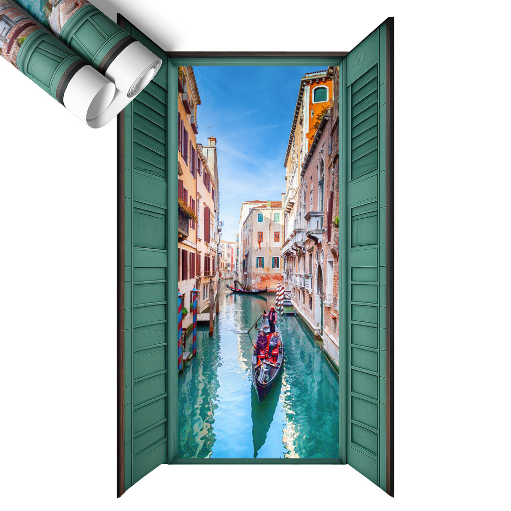 Fototapeta okno 3D 35x60 Malowniczy kanał