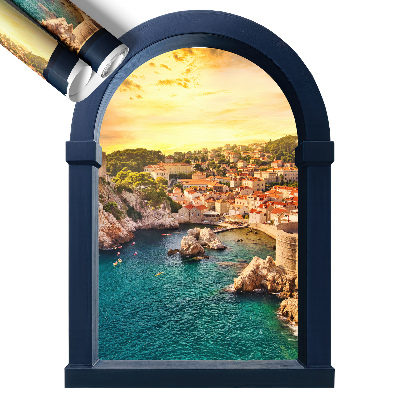 Fototapeta okno 3D 43x60 Śródziemnomorski widok