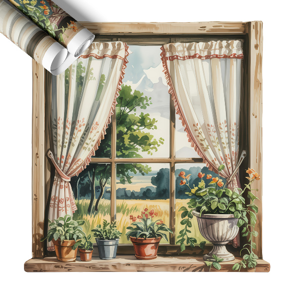 Fototapeta okno 3D 58x60 Sielskie okno