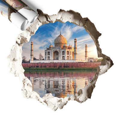 Naklejka 3D dziura 80x76 Egzotyczny zabytek