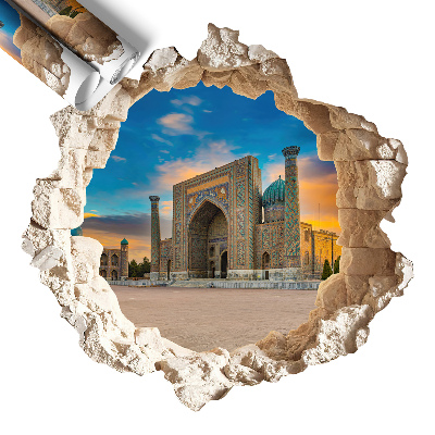 Naklejka 3D dziura 80x79 Architektoniczne odkrycie