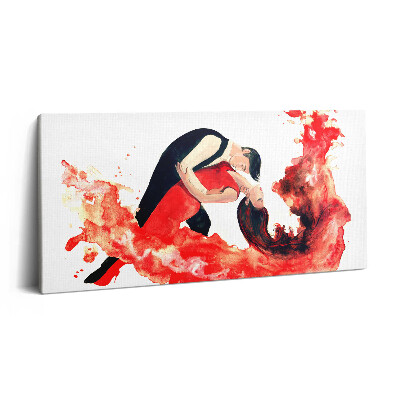 Obraz na płótnie 100x50 Zmysłowe tango pełne emocji